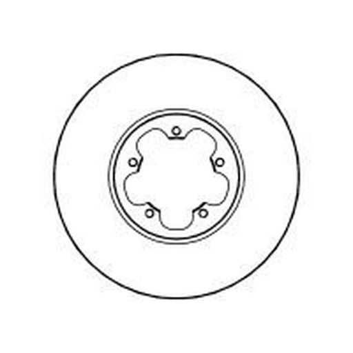 Abtex 2 x Vented Front Brake Discs BD1348V