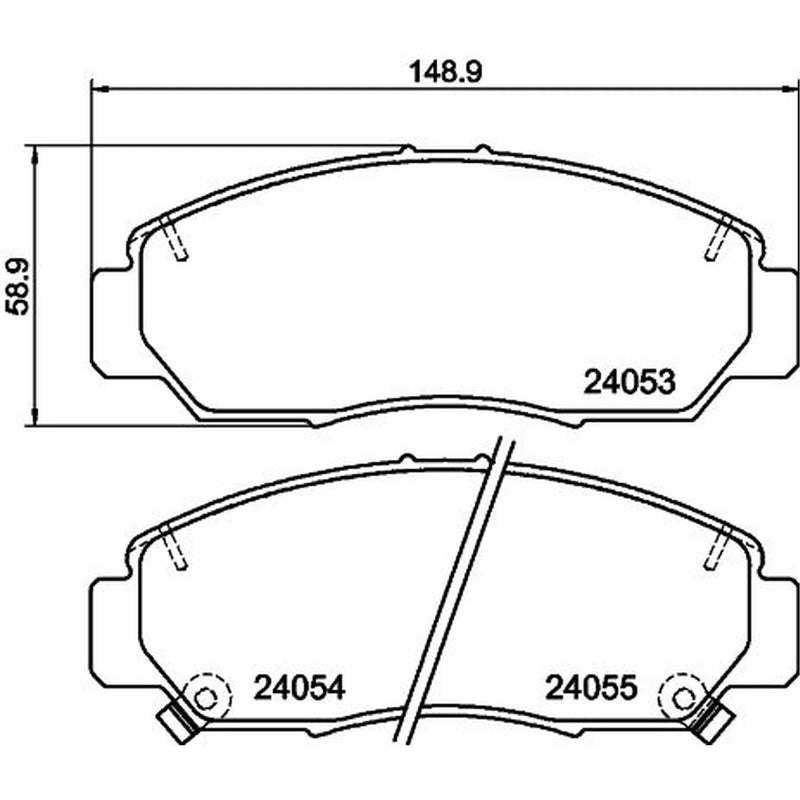 Mintex Front Brake Pad Set MDB2541