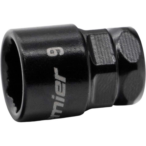 Sealey 1/4"Dr Go-Through Lock-on Low Profile Socket 9mm