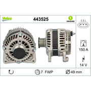 Valeo Car Alternator 12V 443525
