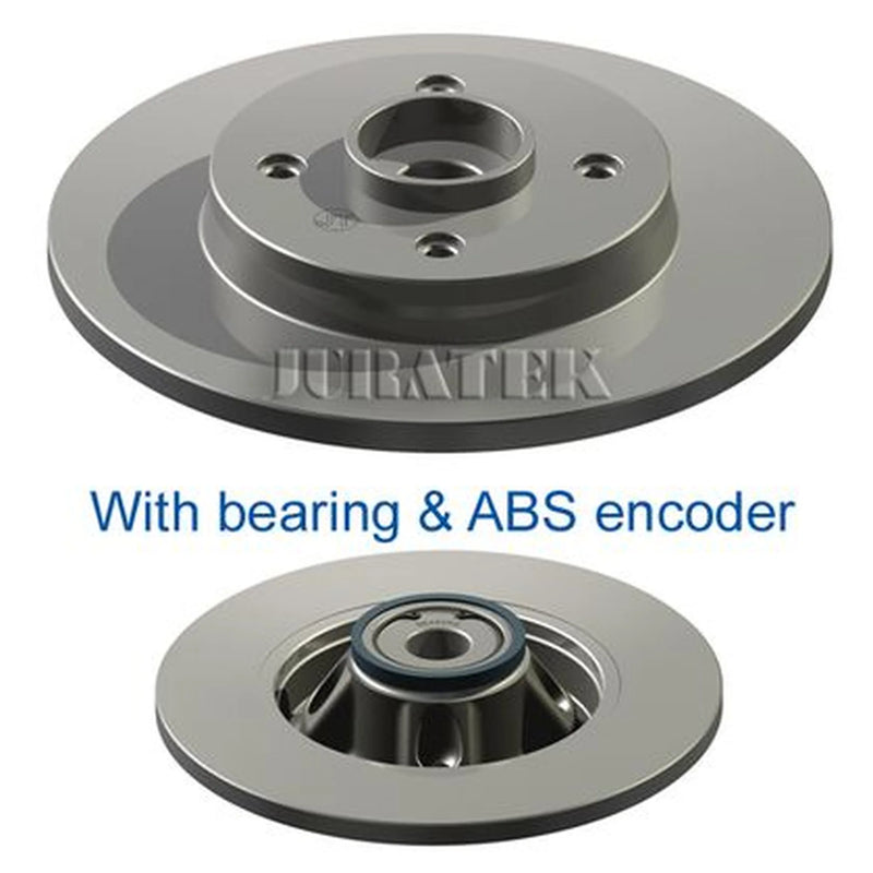 Juratek 2 x Solid Rear Brake Discs CIT145C
