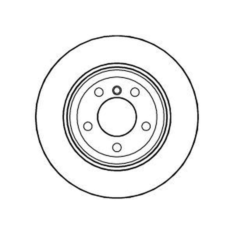 Abtex 2 x Vented Rear Brake Discs BD1255V