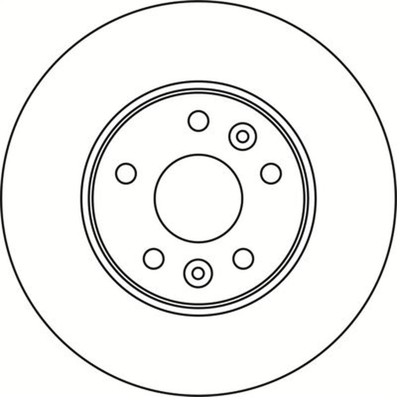 Abtex 2 x Vented Front Brake Discs BD1861V