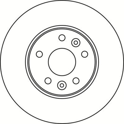 Abtex 2 x Vented Front Brake Discs BD1861V