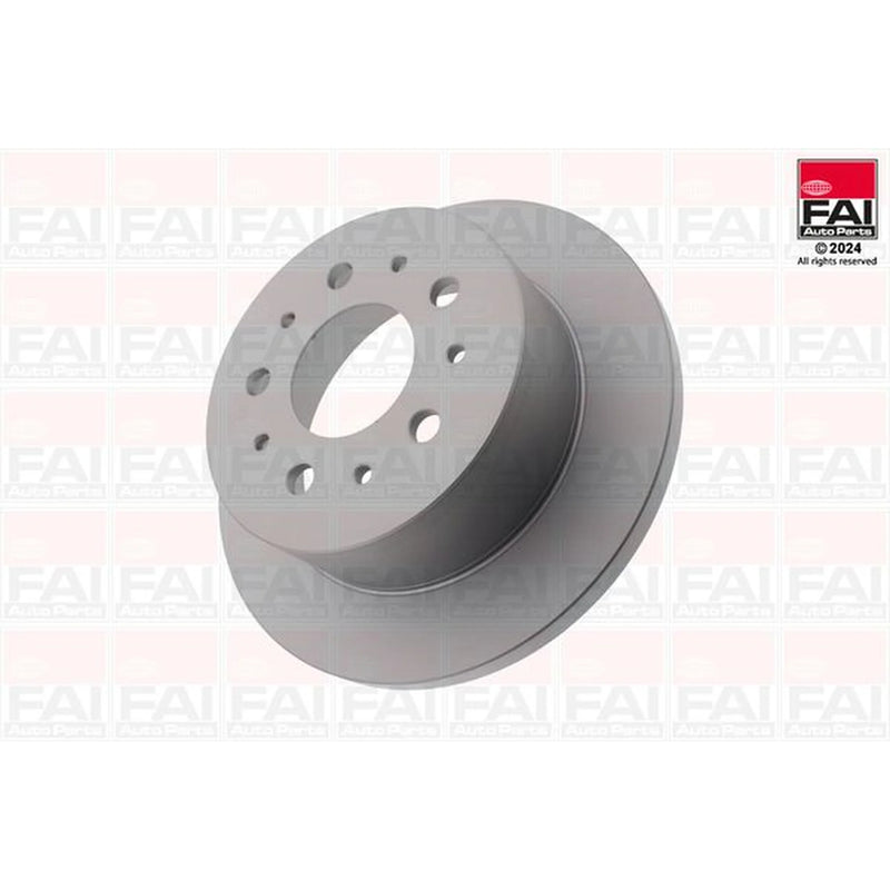 FAI 2 x Solid Rear Brake Discs BD152