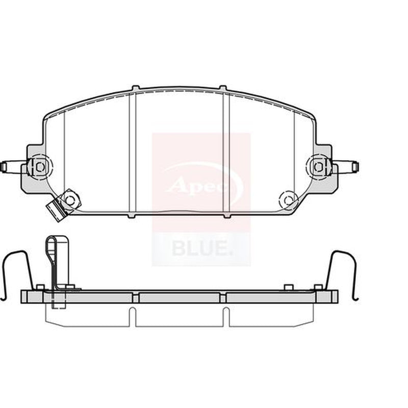 Apec Front Brake Pad Set PD4029