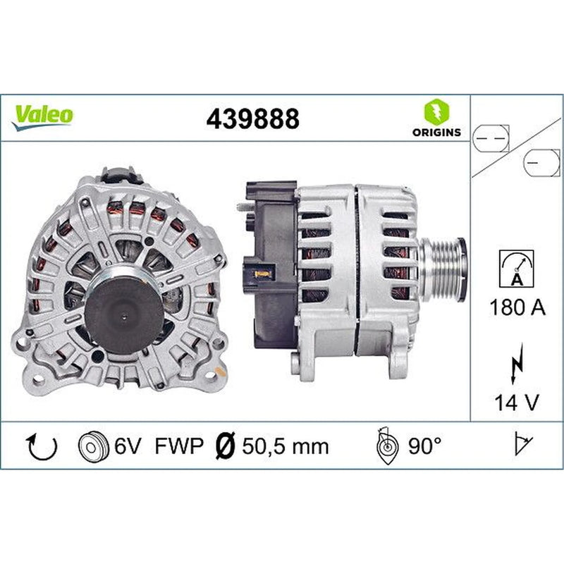 Valeo Car Alternator 12V 439888