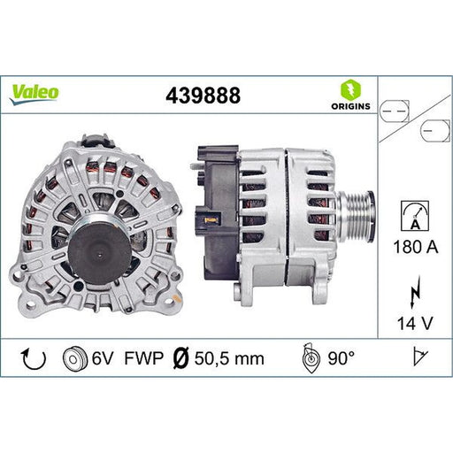 Valeo Car Alternator 12V 439888