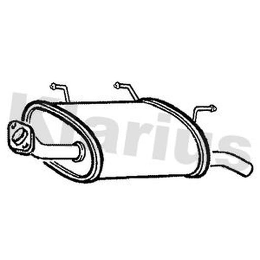 Klarius Box With Tail Pipe Rear DN538Q