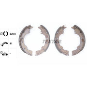 Textar Brake Shoe Set Axle Kit 91068600