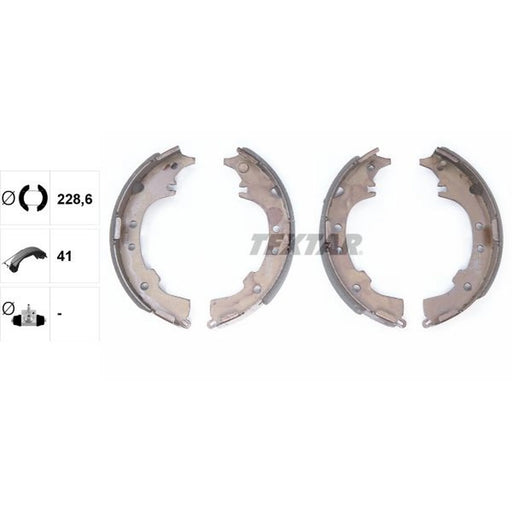 Textar Brake Shoe Set Axle Kit 91068600