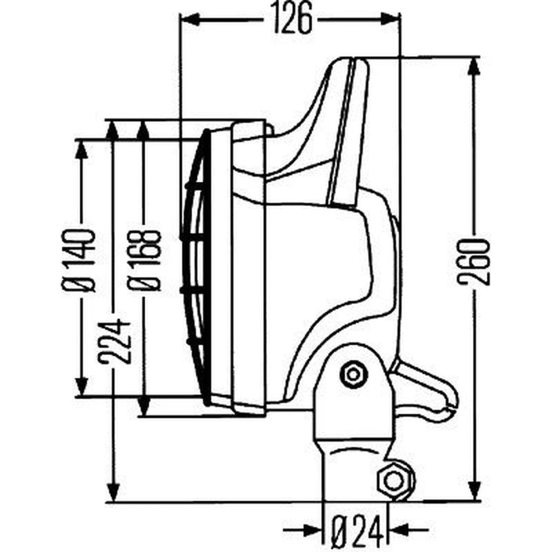 Hella Worklight High 1G4 003 470-141