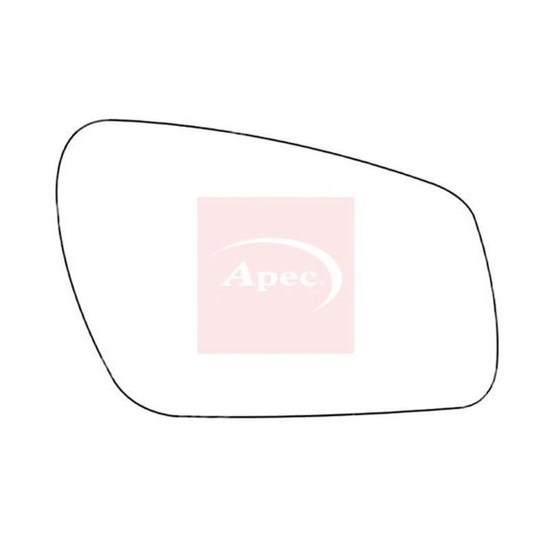 Apec Exterior Wing Mirror Glass Right AMS2124