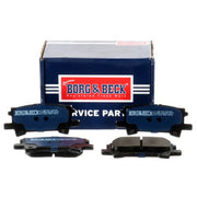 Borg & Beck 4 x Rear Brake Pad Set BBP1970
