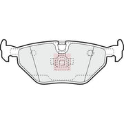 Apec Rear Brake Pad Set PAD1045
