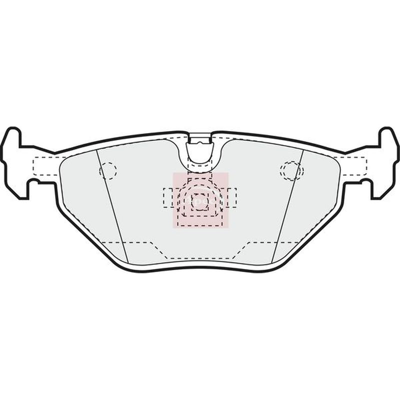 Apec Rear Brake Pad Set PAD1045