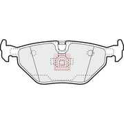 Apec Rear Brake Pad Set PAD1045
