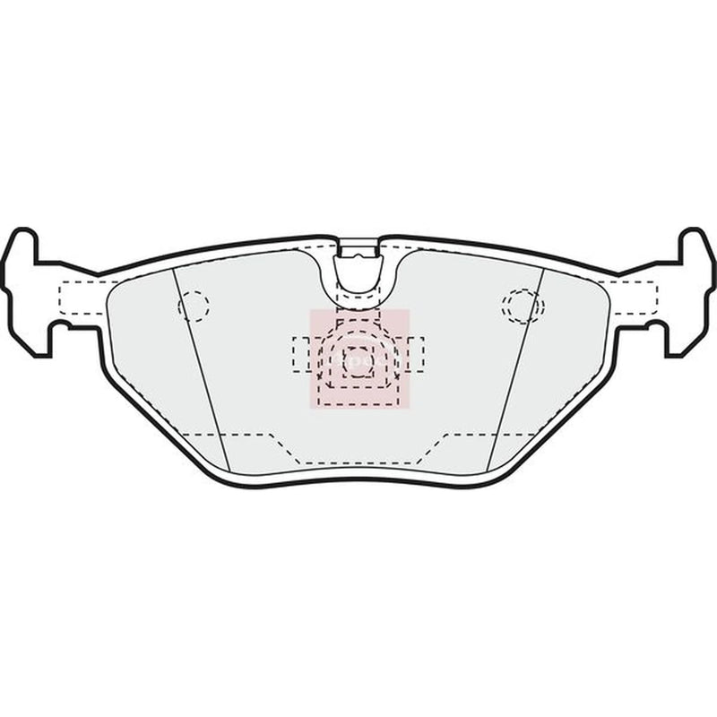 Apec Rear Brake Pad Set PAD1045