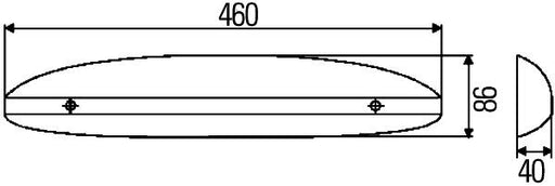 Hella 2XT 008 929-007 Door Entry Light