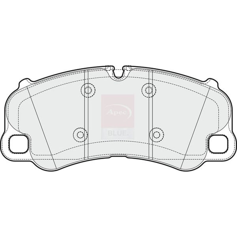 Apec Front Brake Pad Set PD3758