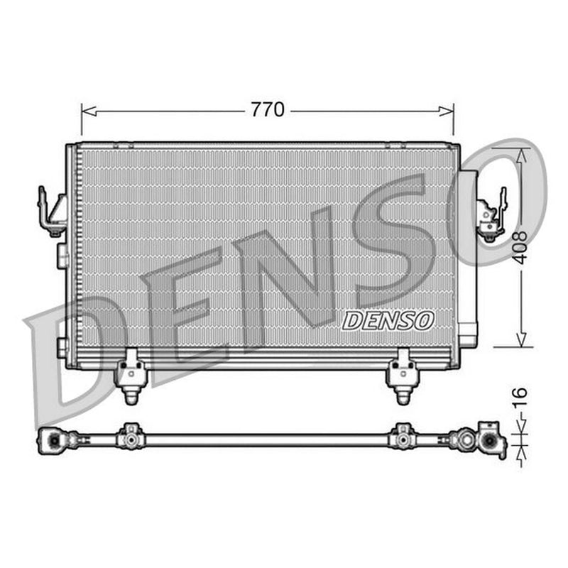 Denso Air Conditioning Condenser DCN50031