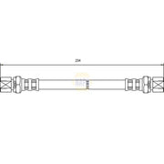 NAPA Brake Hydraulic Hose Line Rear NBH1201
