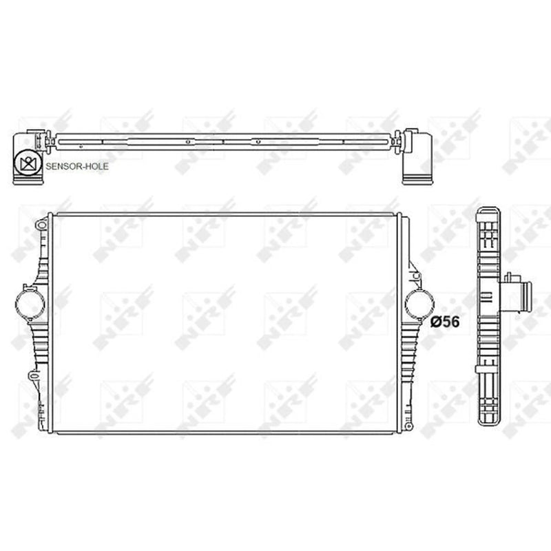 NRF Intercooler (Charge Air Cooler) 30249