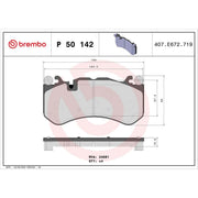 Brembo 4 x Front Brake Pad Set P50142