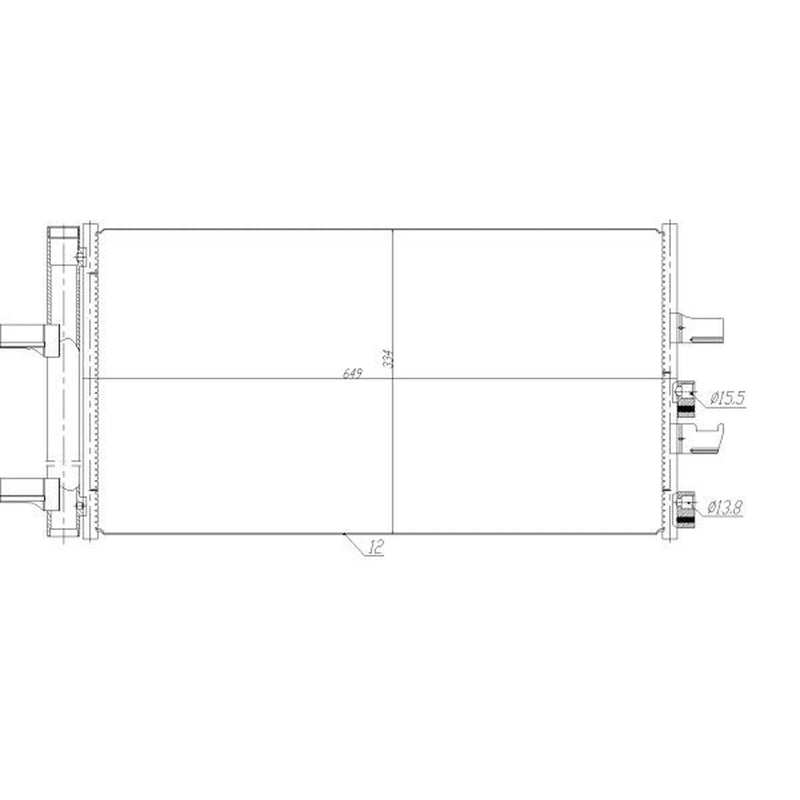 NRF Air Conditioning Condenser 350474