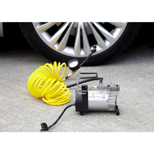 Ring RAC900 Heavy Duty Tyre Inflator, Air Compressor with 7m extendable airline Ring  - Town Parts