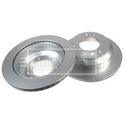 Borg & Beck 2 x Vented Rear Brake Discs BBD5188