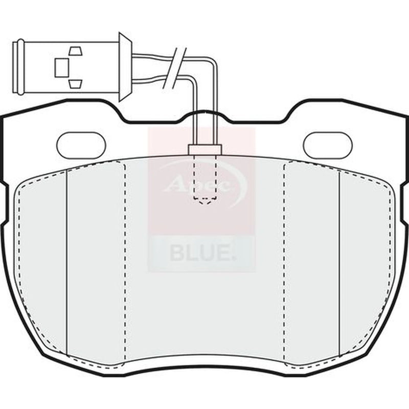 Apec Front Brake Pad Set PD3417