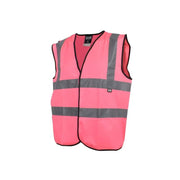 Scan Hi-Vis Pink Waistcoat - M (41in) - UC801-P