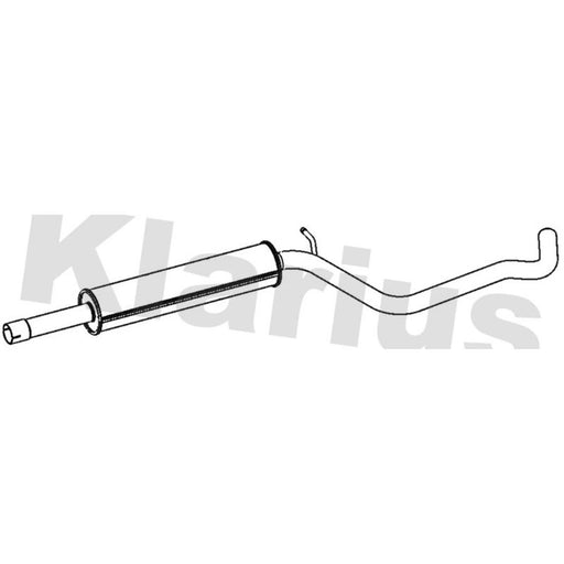 Klarius Box With Centre Pipe Centre VW944X