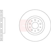 Apec 2 x Vented Front Brake Discs DSK3388