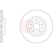 Apec 2 x Vented Front Brake Discs DSK3388