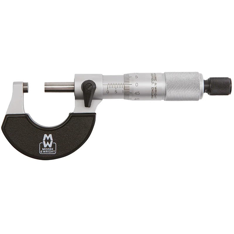 Moore & Wright 1961M Traditional External Micrometer 0-25mm/.01mm - 1961M