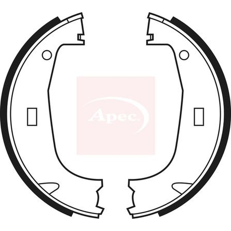 Apec Parking Brake Shoe Set SHU546