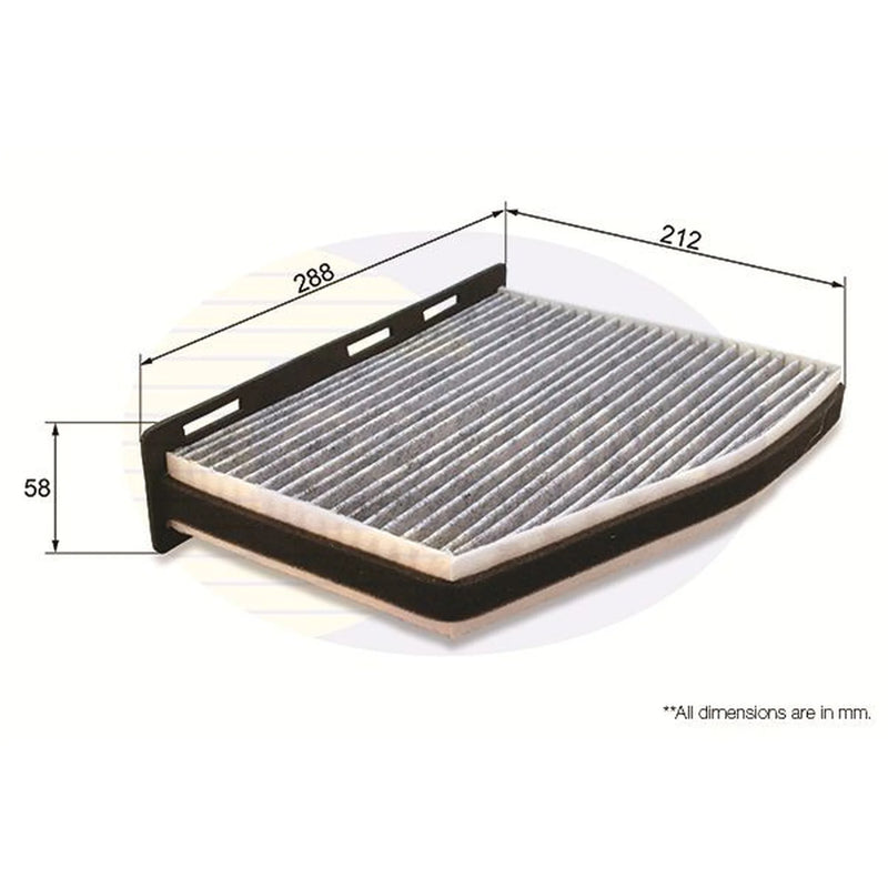 Comline Cabin Air Filter (Pollen Filter) EKF388A