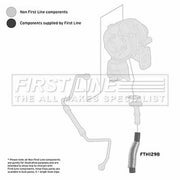 First Line Intercooler Turbo Charge Air Hose FTH1298