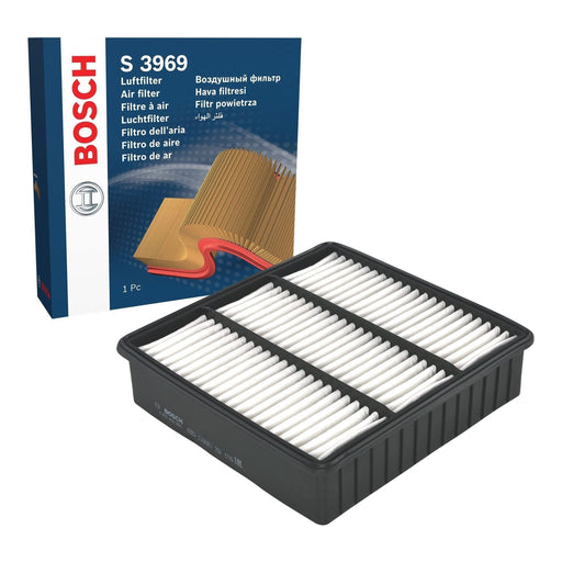 Genuine Bosch Car Air Filter S3969 Fits Mitsubishi Lancer - 1.6 - 03-11 14574339 Bosch  - Town Parts