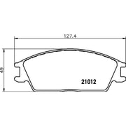 DON Front Brake Pad Set PCP1220