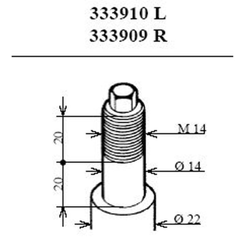 KYB Shock Absorber Damper Strut Front Left 333910