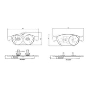 Brembo Front Brake Pad Set P50106