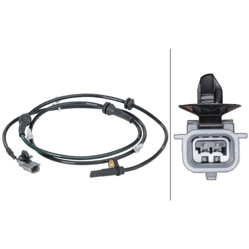 Hella ABS Wheel Speed Sensor Front 6PU 012 679-811