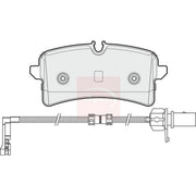 Apec Rear Brake Pad Set PAD1963