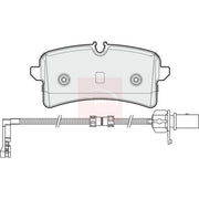 Apec Rear Brake Pad Set PAD1963