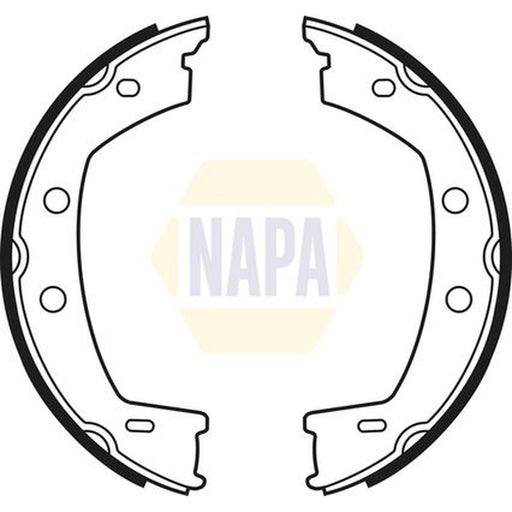 NAPA Parking Brake Shoe Set NBS5036