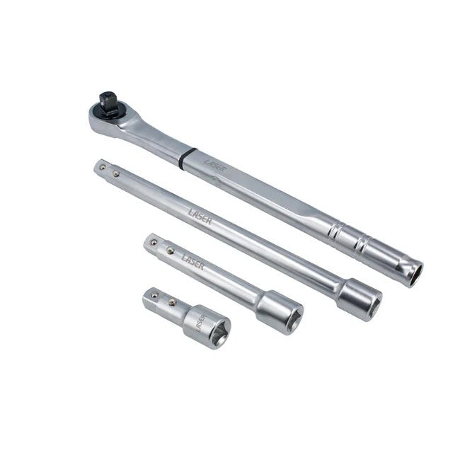 Laser Tools Ratchet Handle 120 Teeth 3/4"D - Extra Long Leverage - PL