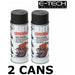 2x BLACK E-Tech 400ml Extremely High Temperature Paint XHT VHT Exhaust E-Tech  - Town Parts